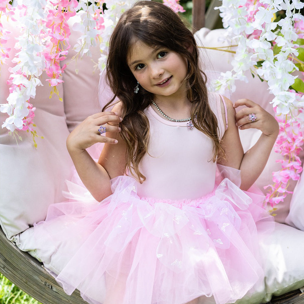 Pink Flutter Butterfly Skirt, Wings, & Wand – Size 4-6 Years - FAO Schwarz