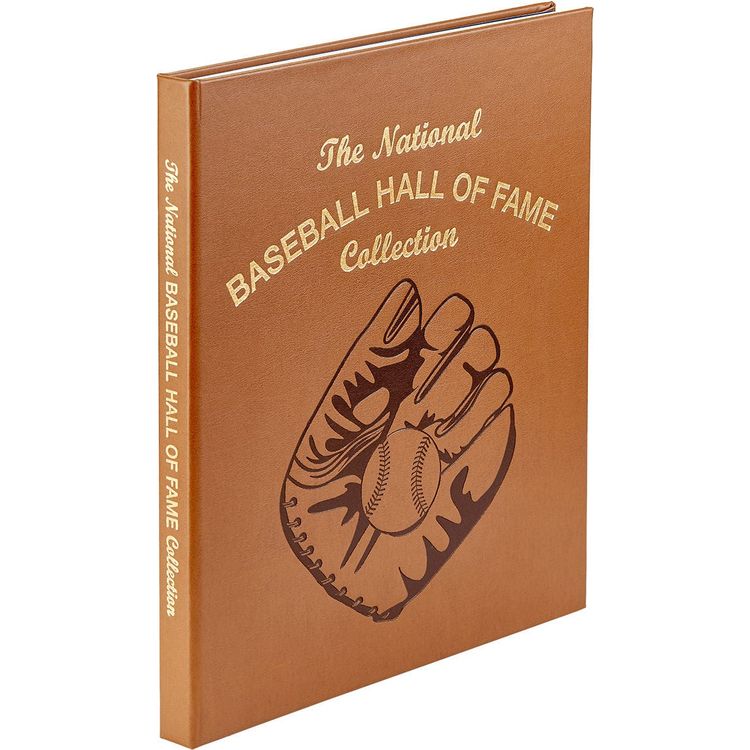 National Baseball Hall of Fame Book Leather Edition - FAO Schwarz