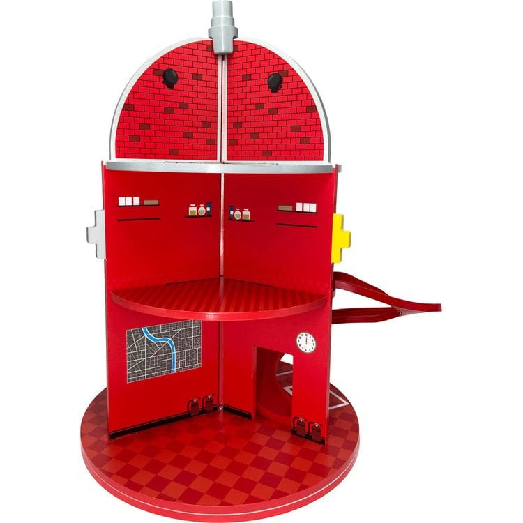 Wooden Fire Station Playset - FAO Schwarz