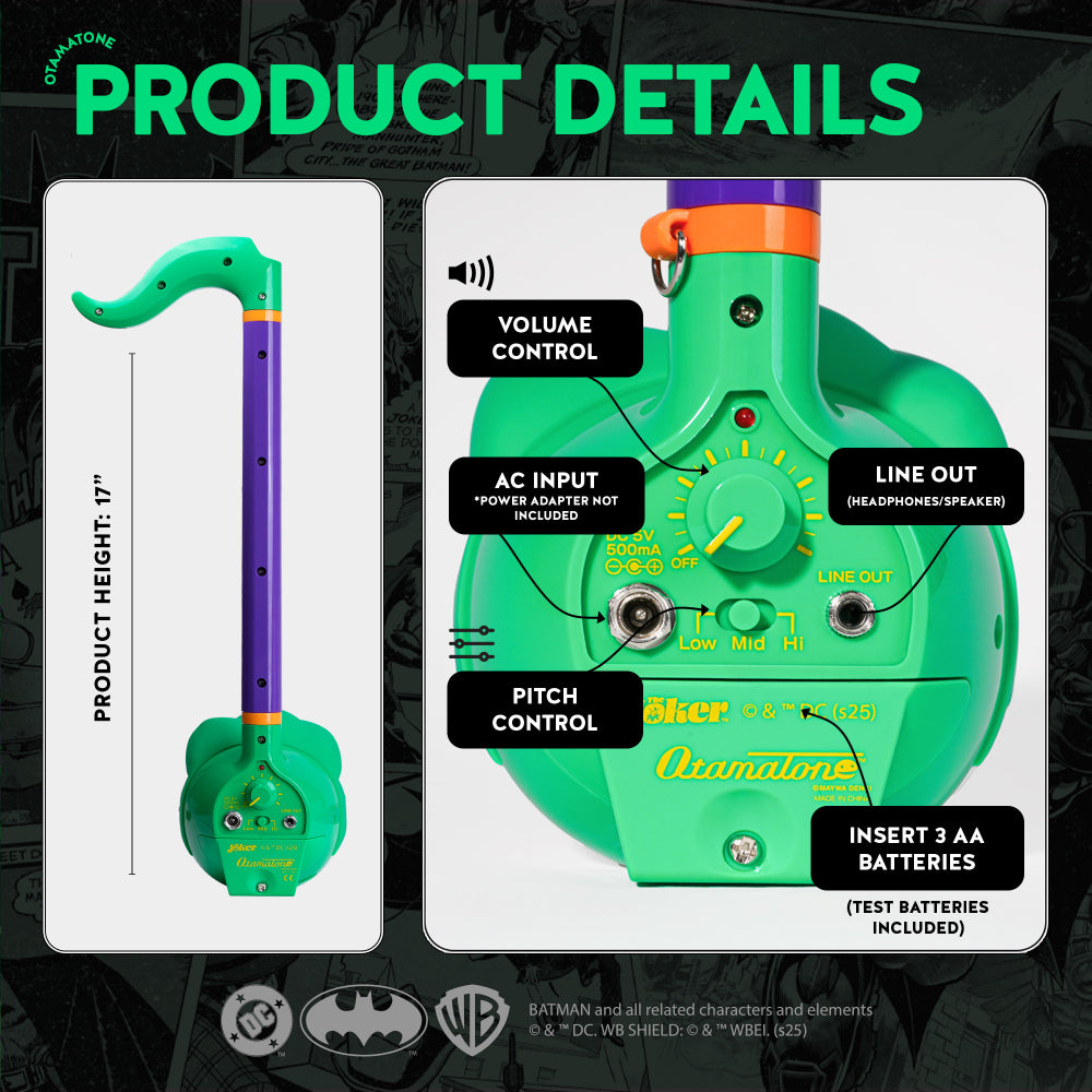 Otamatone Deluxe DC – Joker - FAO Schwarz