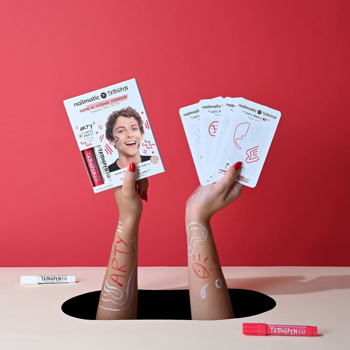 Arty Tattoo Pen Set for Kids - FAO Schwarz