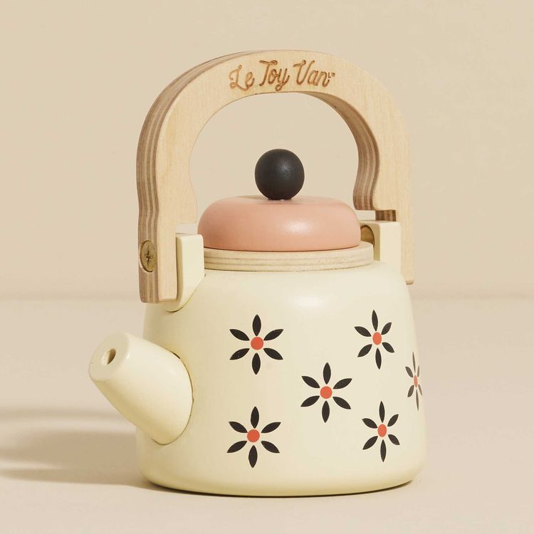 Vintage Wooden Kettle - FAO Schwarz