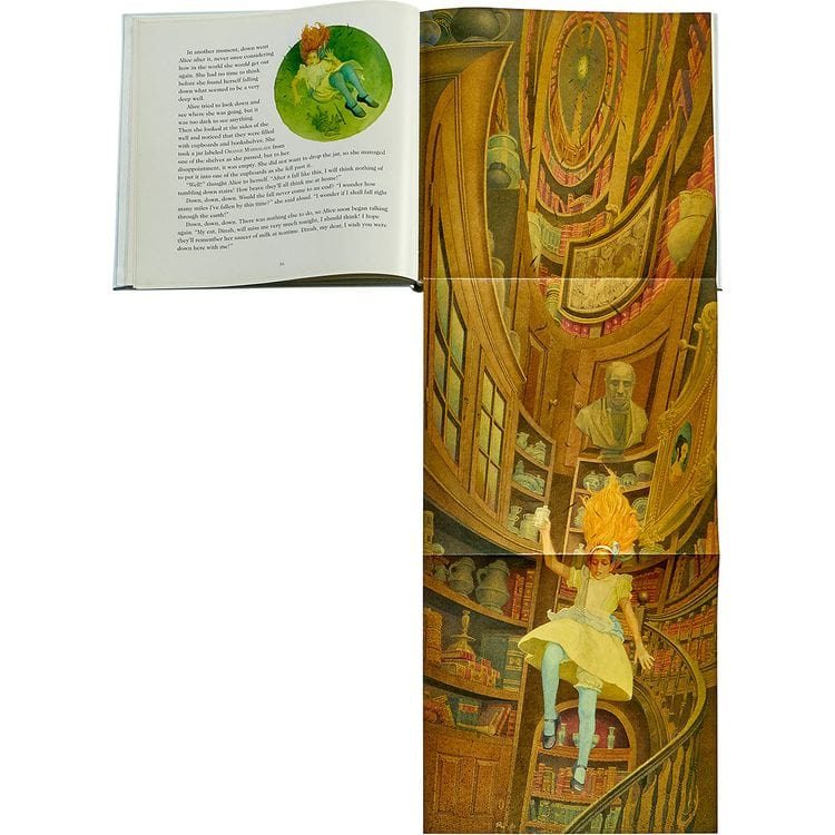 “Alice’s Adventures in Wonderland” Book in Ice Bonded Leather - FAO Schwarz