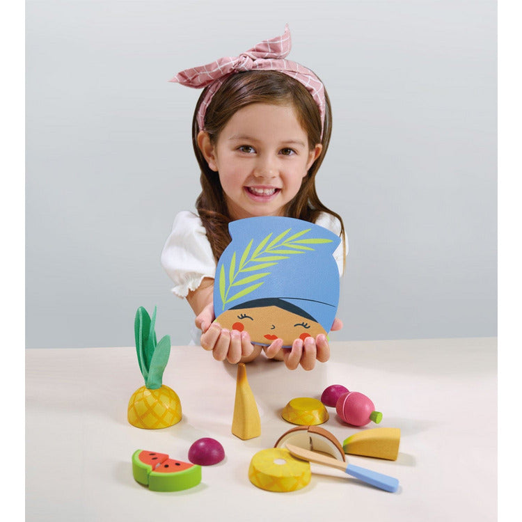 Wooden Tropical Fruit Chopping Board - FAO Schwarz