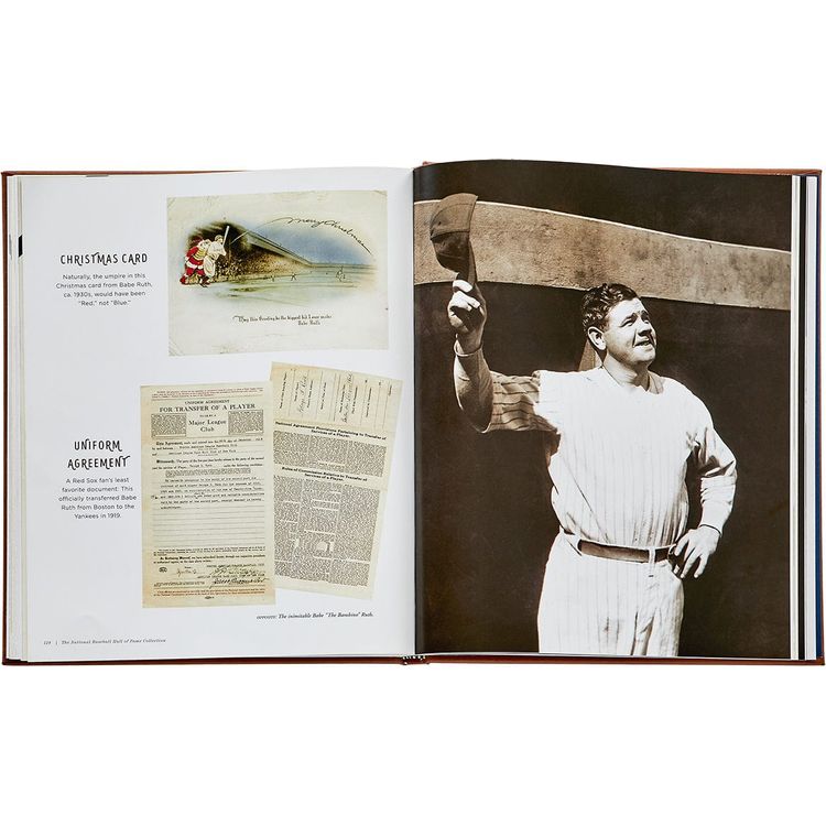 National Baseball Hall of Fame Book Leather Edition - FAO Schwarz