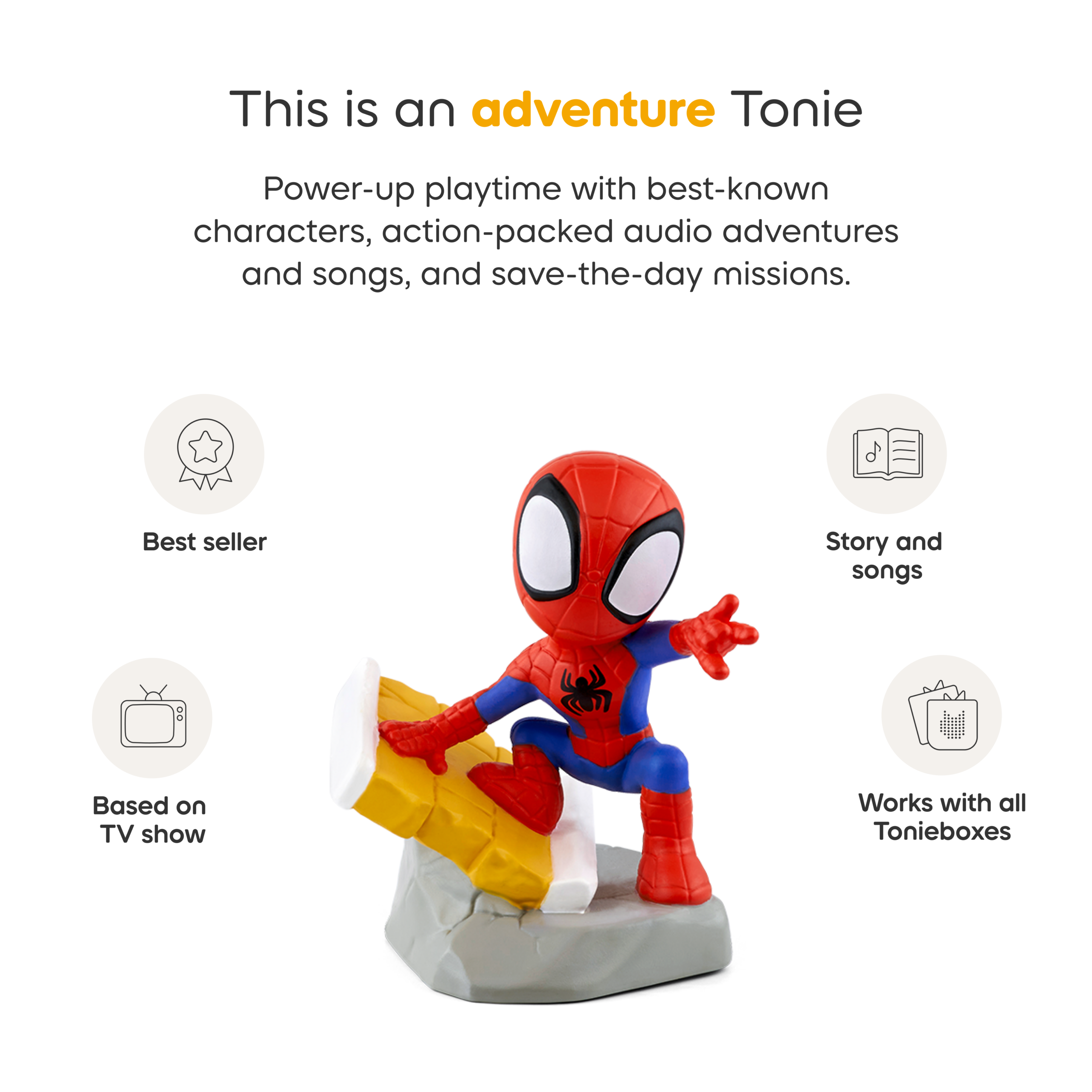 Marvel’s Spidey and His Amazing Friends: Spidey Tonie - FAO Schwarz