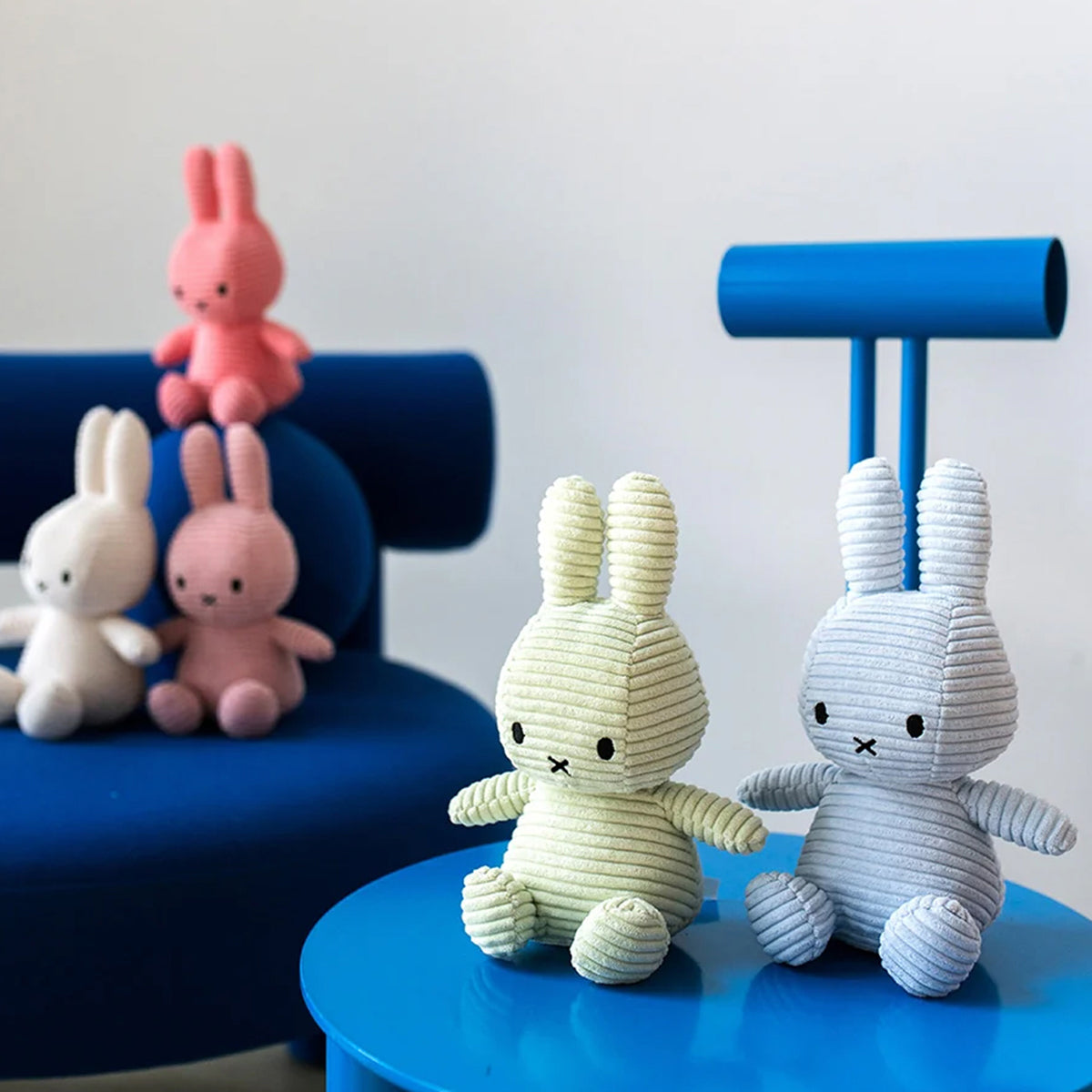 Miffy ECO Corduroy Fresh Mint Plush – 9″ - FAO Schwarz