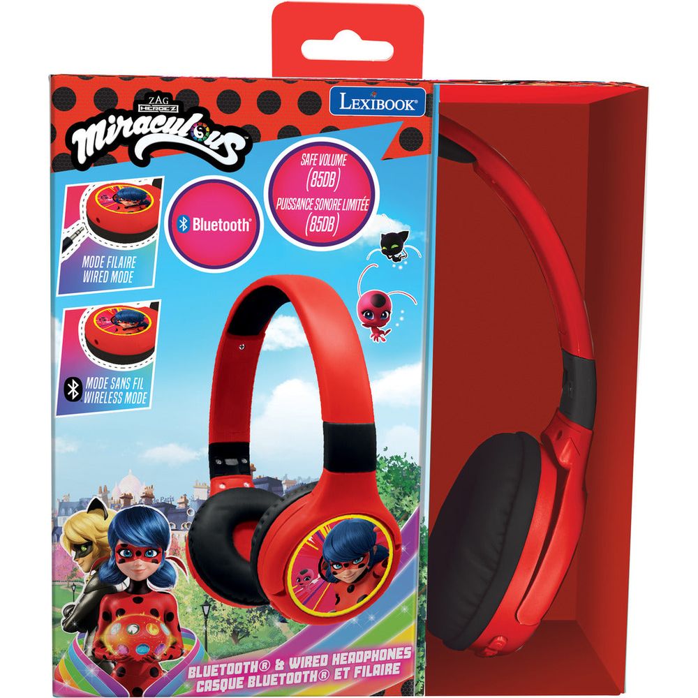 2 in 1 Bluetooth & Wired Foldable Headphones - FAO Schwarz