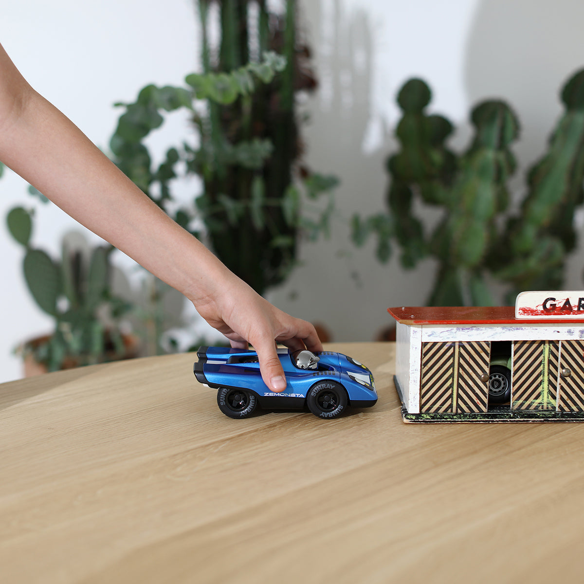 Mini Zemonsta Toy Car – Hans Blue - FAO Schwarz