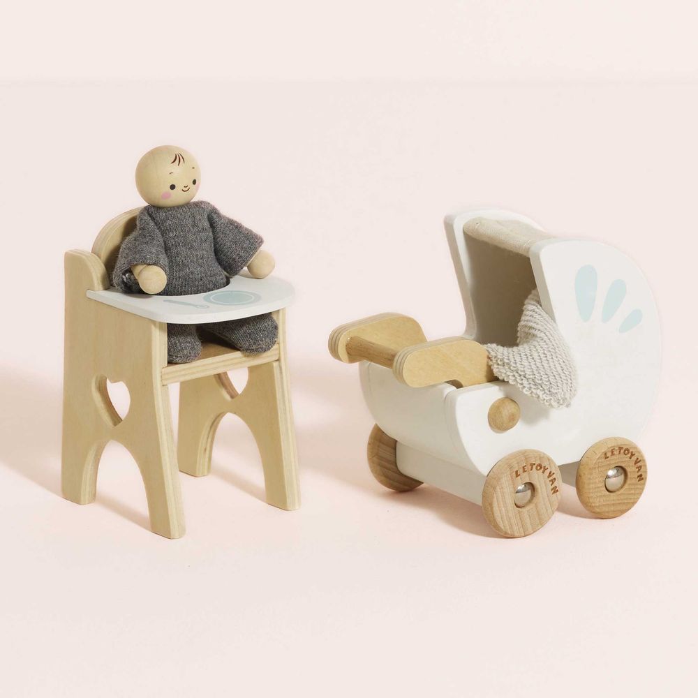 Nursery Dollhouse Furniture Set - FAO Schwarz