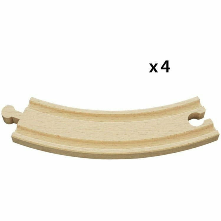 The Orginial Wooden Railroad 4 Piece set - FAO Schwarz
