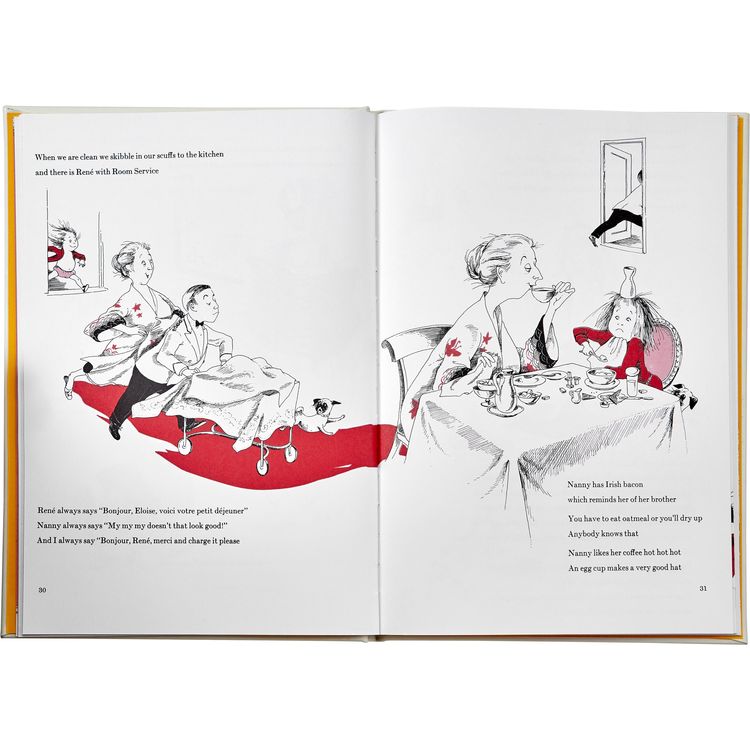 Eloise Book in White Bonded Leather - FAO Schwarz