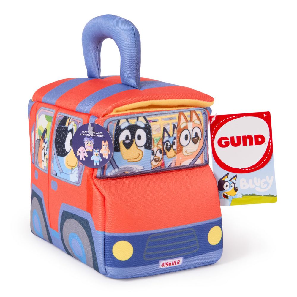 Bluey 5-Piece Plush Playset - FAO Schwarz