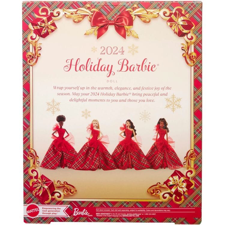 2024 Barbie Holiday Doll – Black Hair - FAO Schwarz