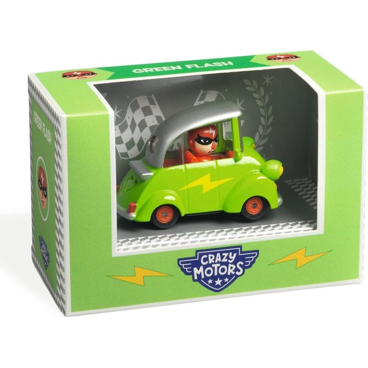 Green Flash Crazy Motors Car Toy - FAO Schwarz