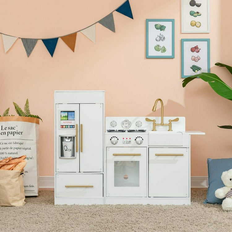 Little Chef Boston Classic Play Kitchen & Cookware – White - FAO Schwarz