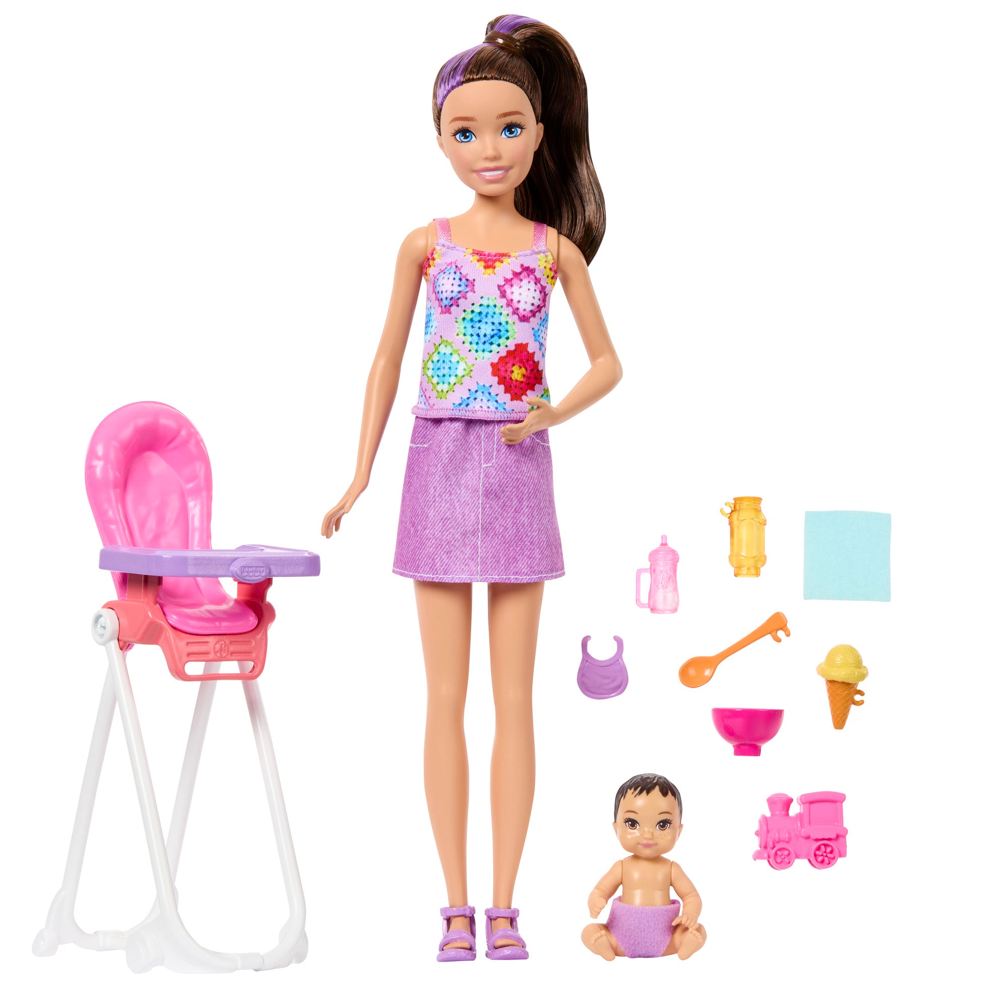 Barbie Skipper Babysitters Inc. Meal Time Playset - FAO Schwarz