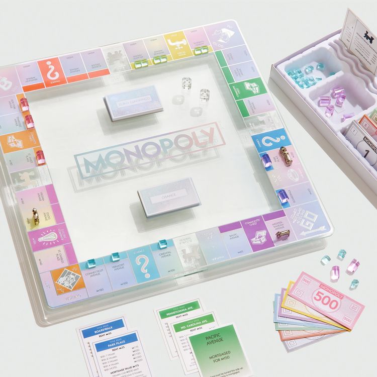 Monopoly Aura Glass Edition - FAO Schwarz