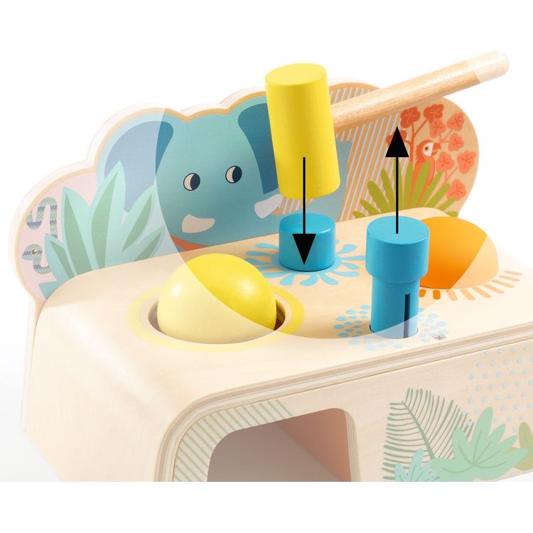 Multi Tap Hammer Wooden Toy - FAO Schwarz