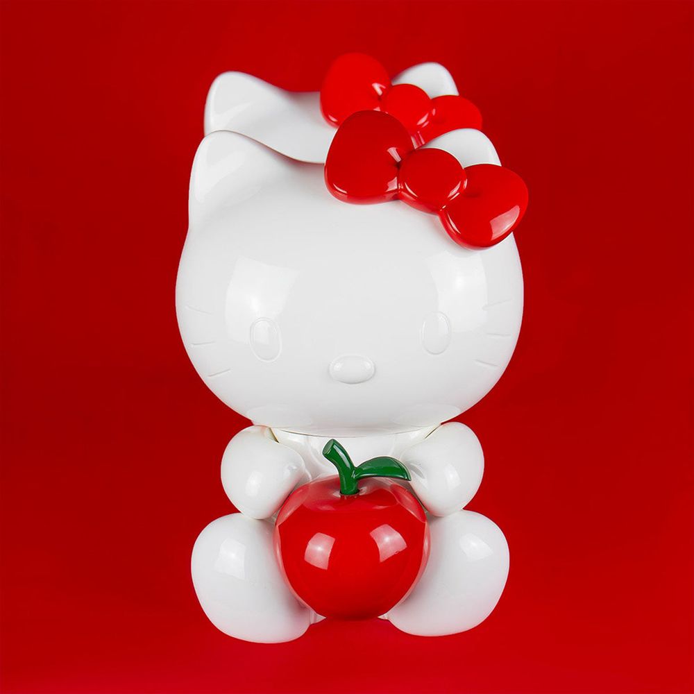 Hello Kitty Figure with Red Apple – 10.2″ - FAO Schwarz