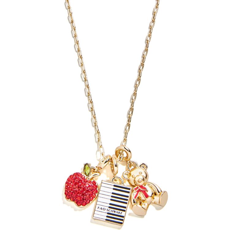 FAO Schwarz Red Pouch with Jewelry Set - FAO Schwarz
