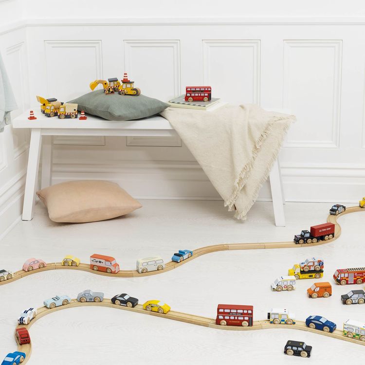 Wooden Set of 7 Emergency Vehicles - FAO Schwarz