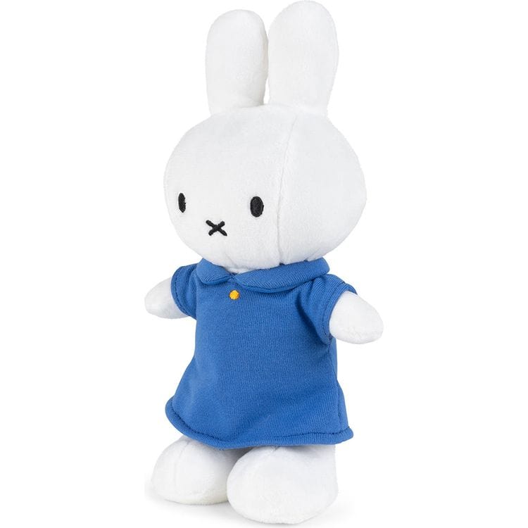 9.5″ Miffy Standing Blue Dress Plush - FAO Schwarz
