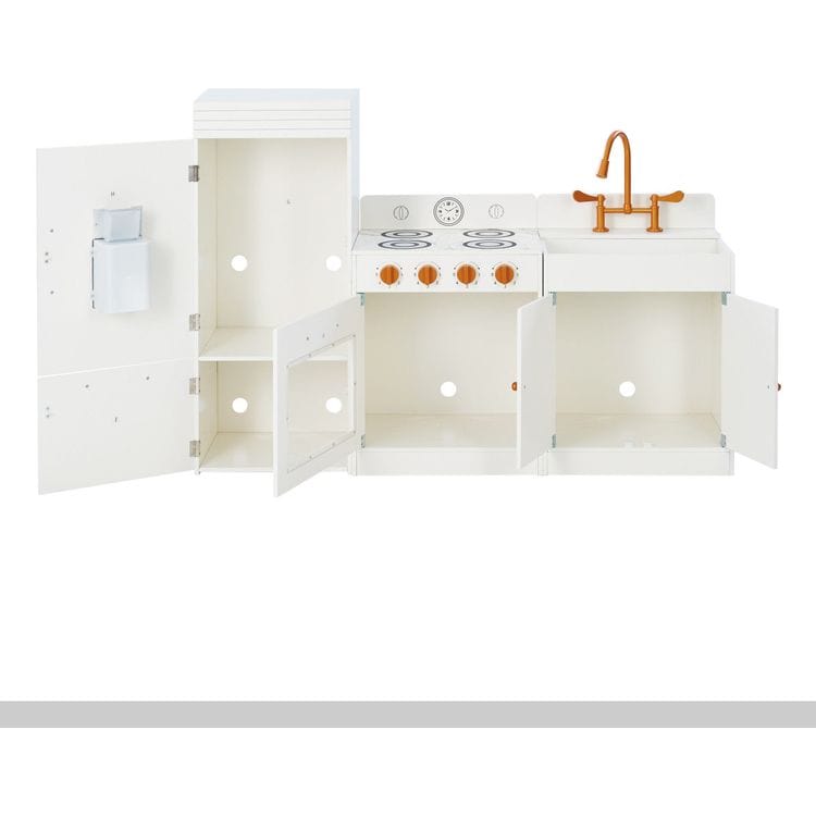 Little Chef Paris Complete Kitchen Playset – White/Rose Gold - FAO Schwarz