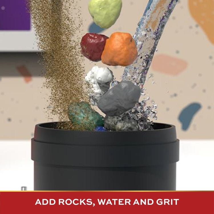 22 Piece Professional Rock Tumbler with Clay & Gemstones - FAO Schwarz
