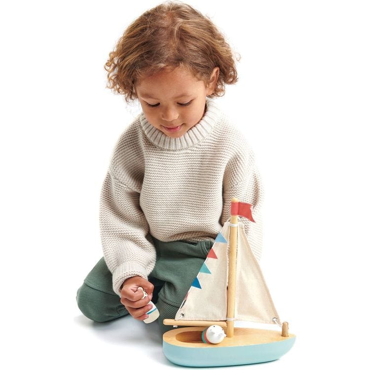 Wooden Sailway Boat - FAO Schwarz