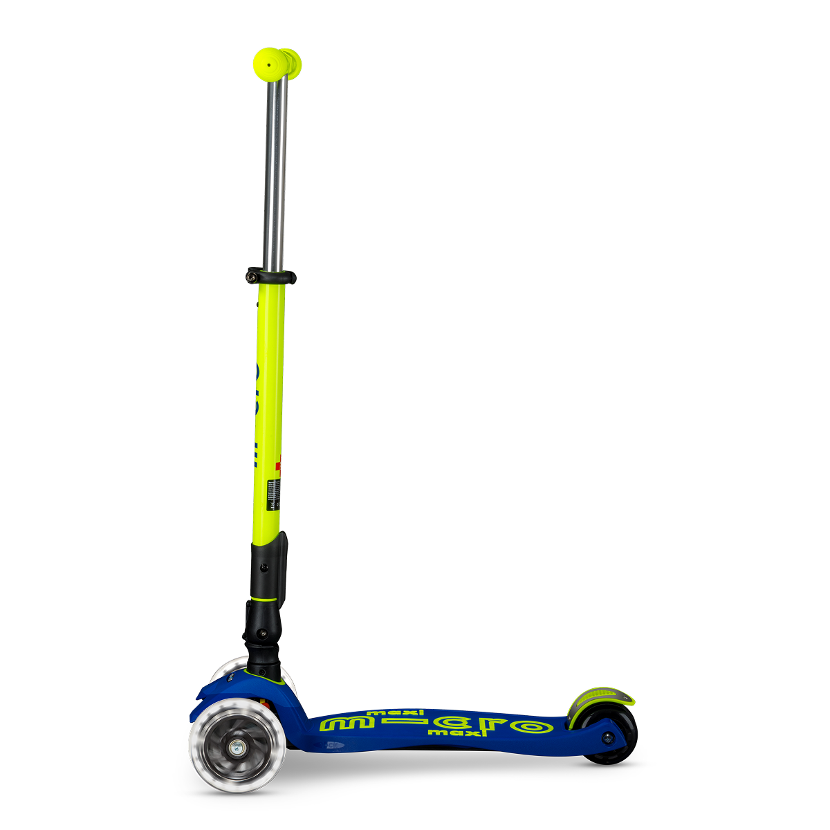 Maxi Deluxe Foldable LED Scooter – Neon Canary Yellow - FAO Schwarz
