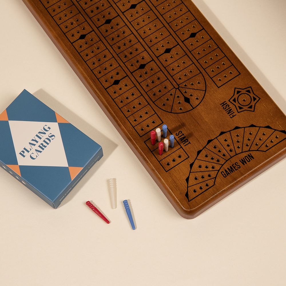 3-in-1 Premium Game Collection Scrabble Trivial Pursuit and Cribbage - FAO Schwarz