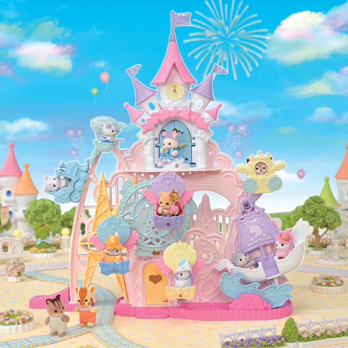 Calico Critters Home New Baby Dream Amusement Park Playset - FAO Schwarz