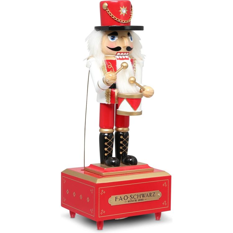 12 Inch Musical Wooden Nutcracker Prince - FAO Schwarz