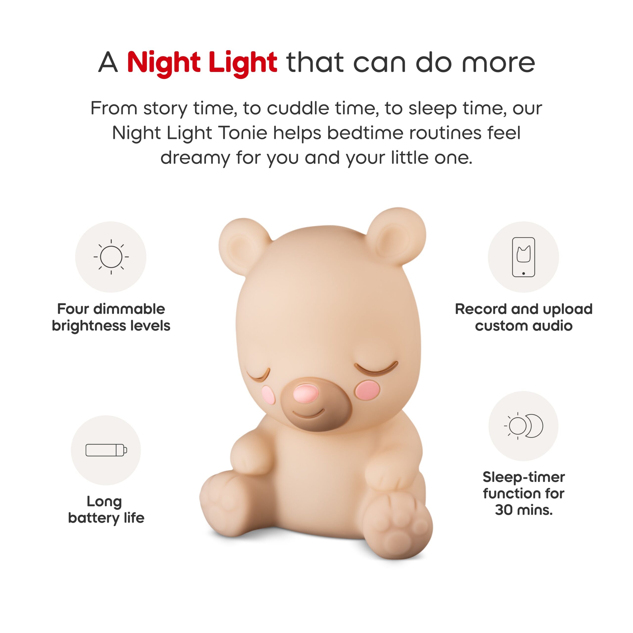 Sleepy Friends: Sleepy Bear Night Light Tonie - FAO Schwarz