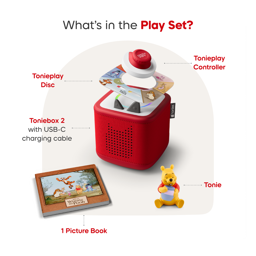 Tonies Disney Winnie the Pooh Toniebox 2 Play Set - FAO Schwarz