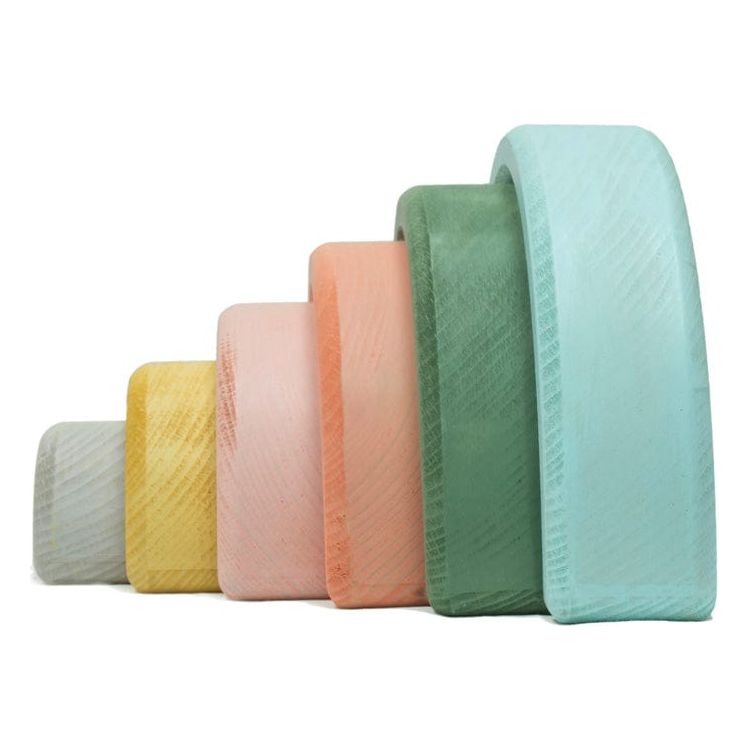 Rainbow Nesting Blocks - FAO Schwarz