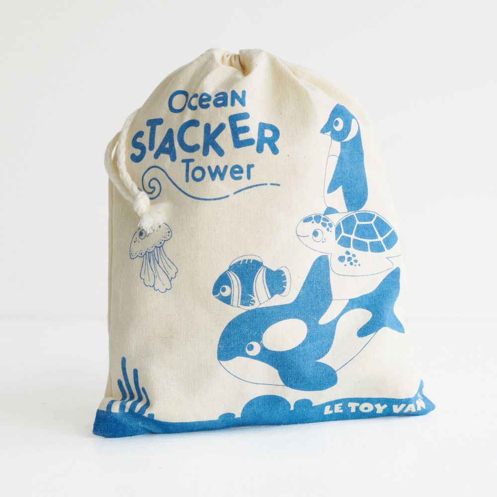 Ocean Life Stacking Animals & Bag - FAO Schwarz