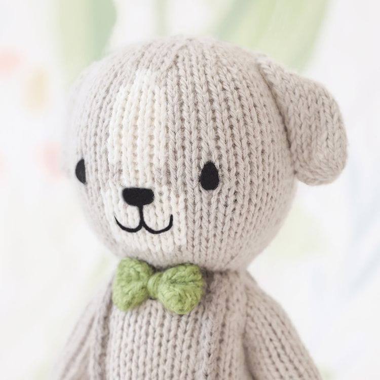 Tiny 6″ Noah the Dog Hand-Knit Doll - FAO Schwarz