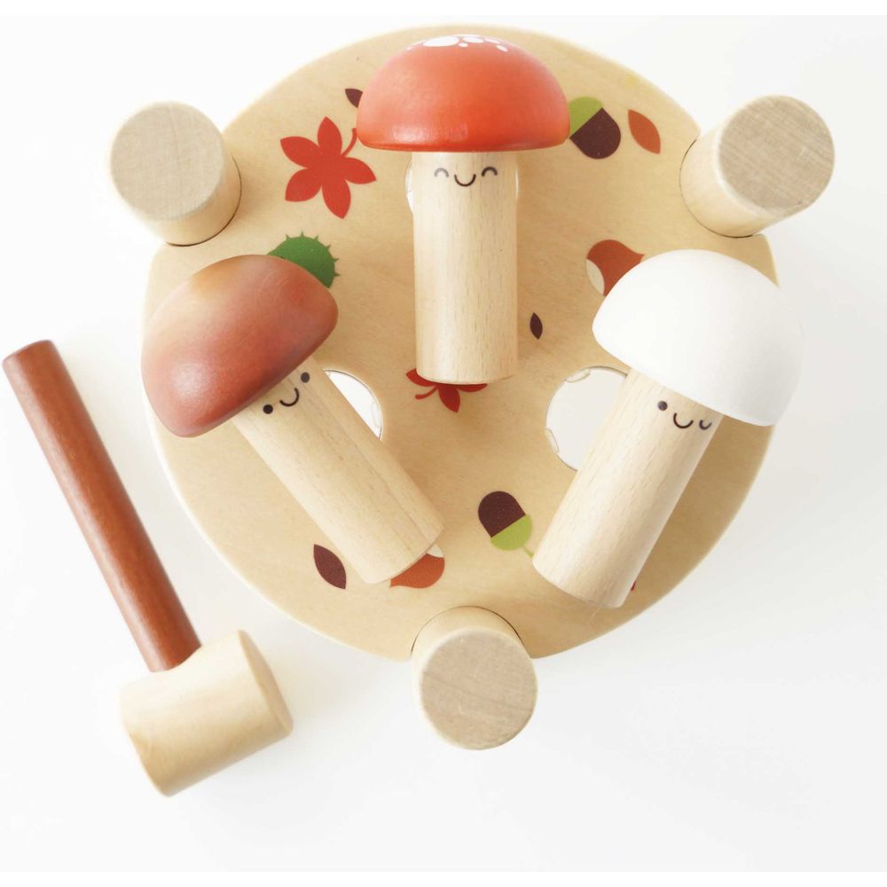 Woodland Mushroom Hammer Game – 5 Pieces - FAO Schwarz
