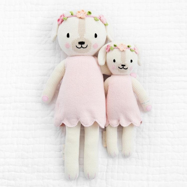 Regular 20″ Charlotte the Dog Hand-Knit Doll - FAO Schwarz