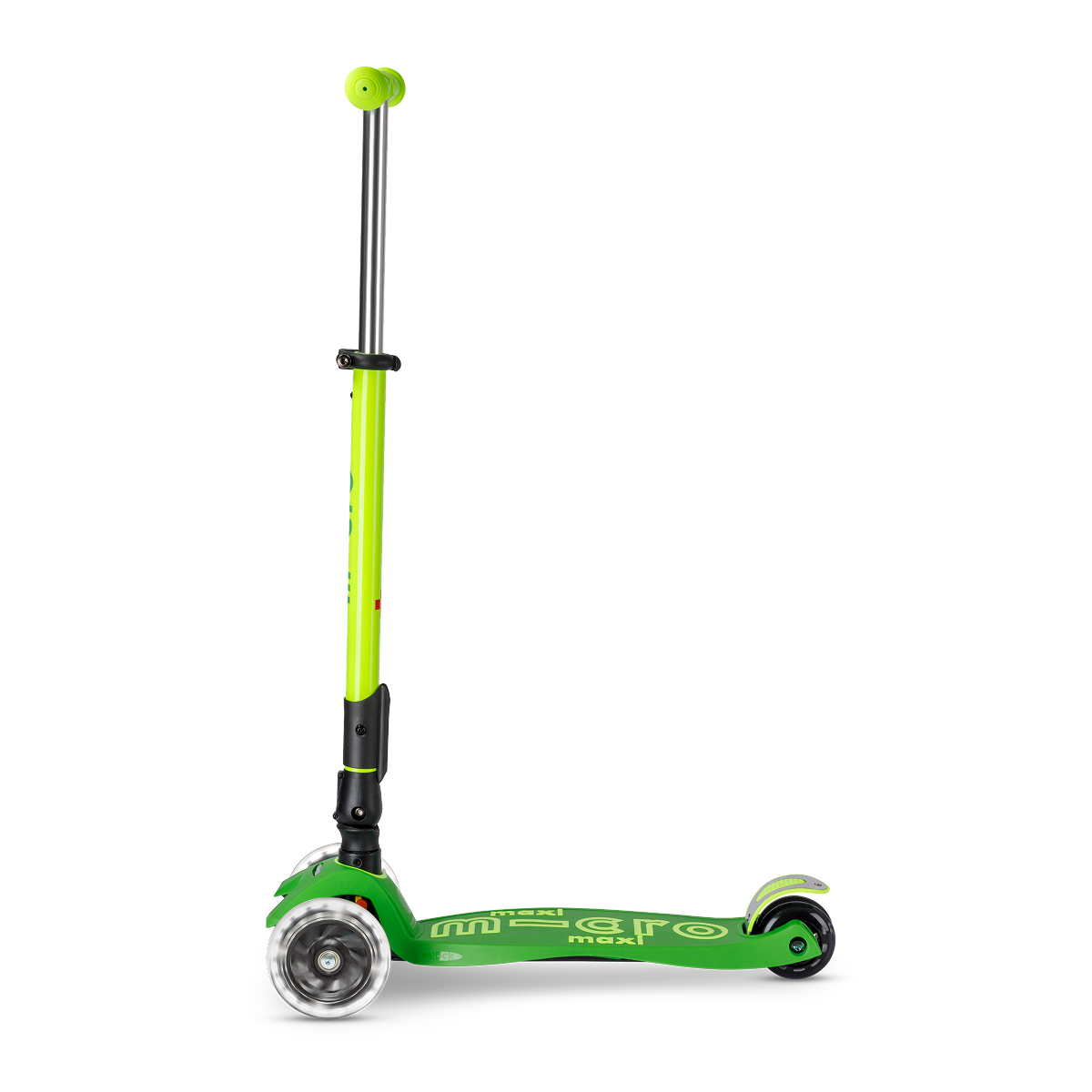 Maxi Deluxe Foldable LED Neon Scooter – Parrot Green - FAO Schwarz