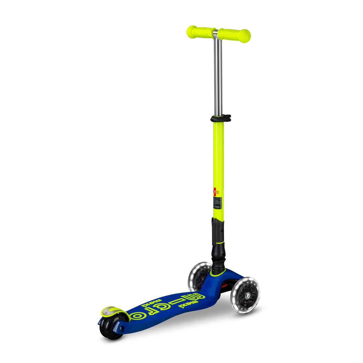 Maxi Deluxe Foldable LED Scooter – Neon Canary Yellow - FAO Schwarz