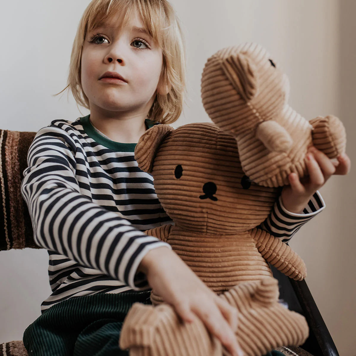 Miffy Boris Bear ECO Corduroy Brown – 7″ - FAO Schwarz