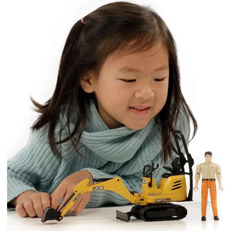JCB Micro Excavator 8010 CTS with Worker - FAO Schwarz