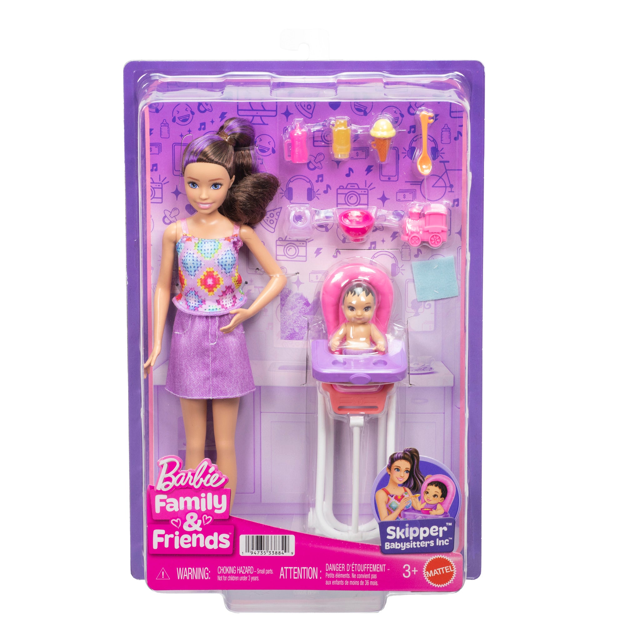 Barbie Skipper Babysitters Inc. Meal Time Playset - FAO Schwarz