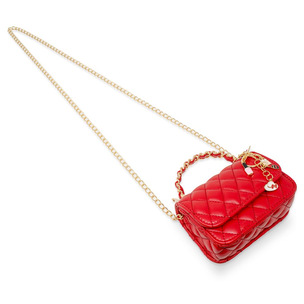 Classic Link Chain Handle Handbag – Red - FAO Schwarz