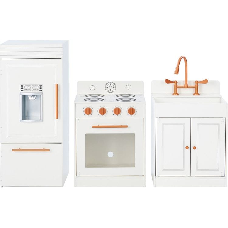 Little Chef Paris Complete Kitchen Playset – White/Rose Gold - FAO Schwarz
