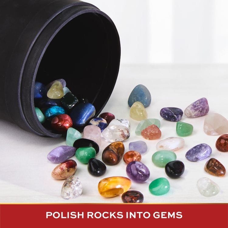 22 Piece Professional Rock Tumbler with Clay & Gemstones - FAO Schwarz