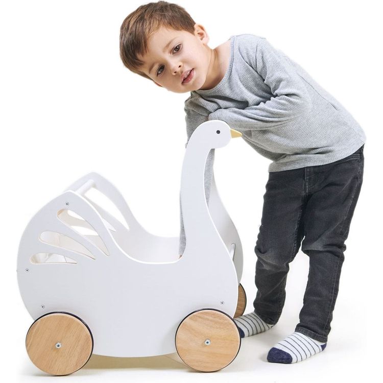 Sweet Dreams Swan Doll Pram - FAO Schwarz